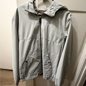 Hawke & Co Light Gray Windbreaker Jacket
